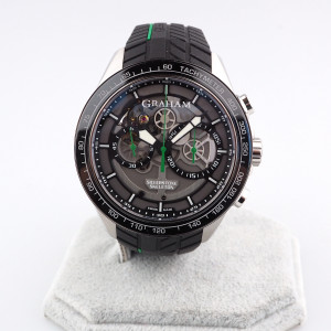Швейцарские часы Graham Silverstone RS Skeleton Green