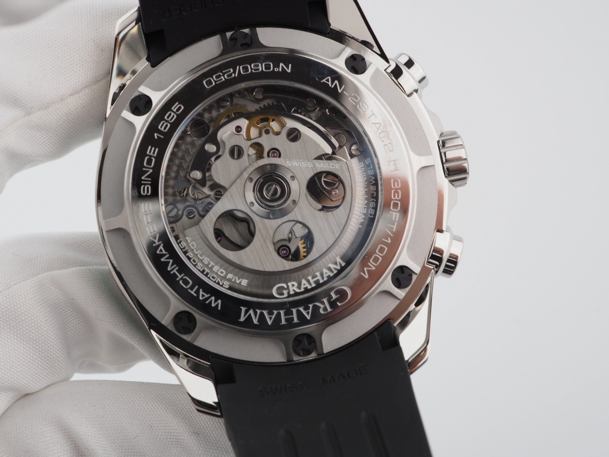 Швейцарские часы Graham Silverstone RS Skeleton Green