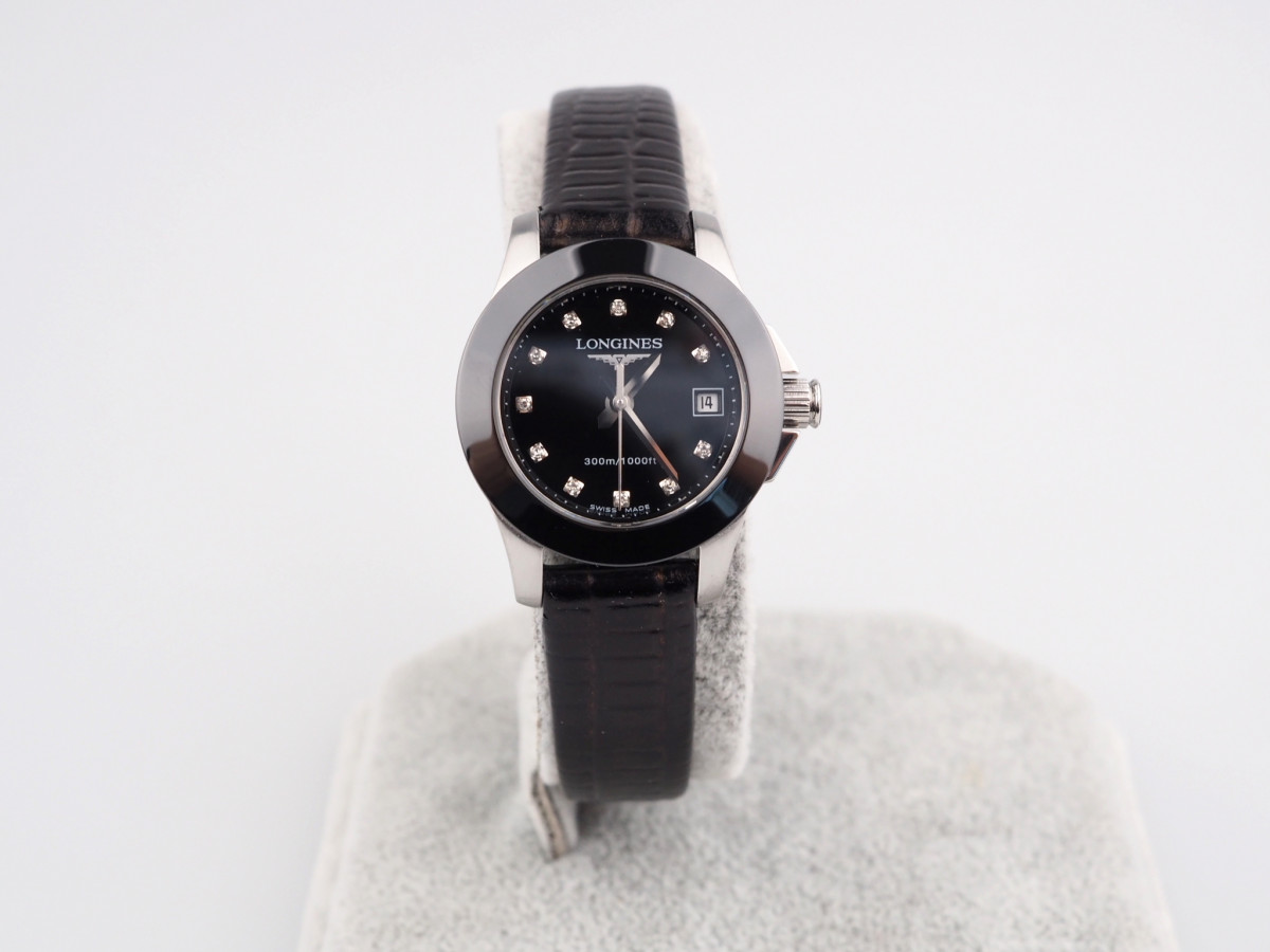 Швейцарские часы Longines Conquest Quartz 25 Ceramic