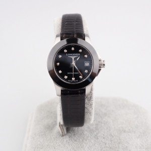 Швейцарський годинник Longines Conquest Quartz 25 Ceramic