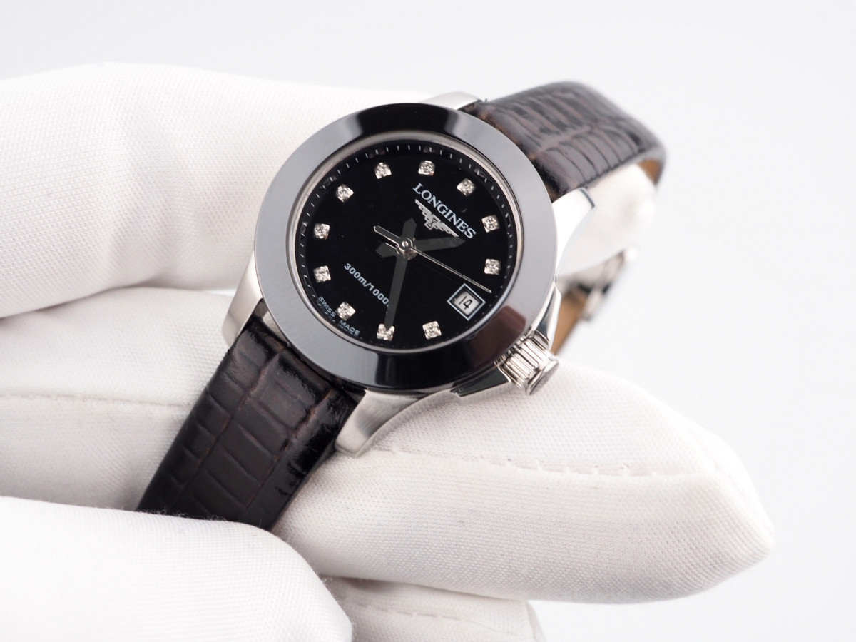 Швейцарские часы Longines Conquest Quartz 25 Ceramic