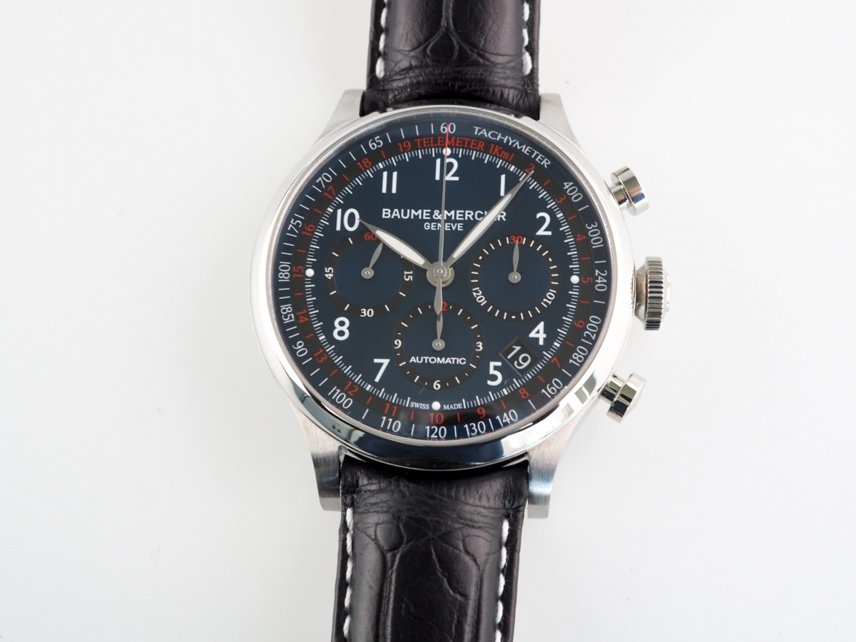 Швейцарские часы Baume & Mercier Capeland Chronograph Blue Dial