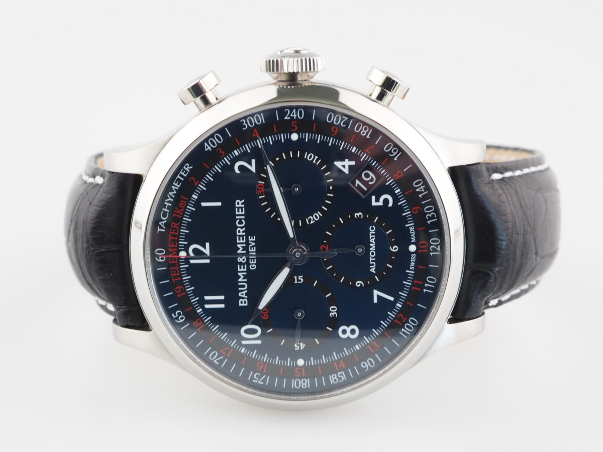 Швейцарские часы Baume & Mercier Capeland Chronograph Blue Dial