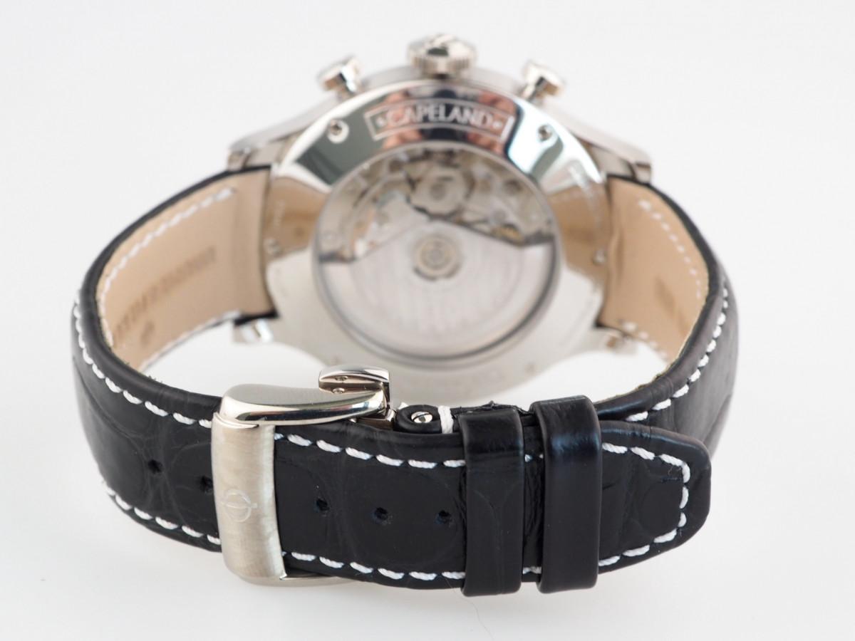 Швейцарские часы Baume & Mercier Capeland Chronograph Blue Dial