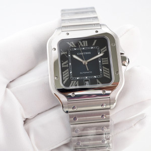 Швейцарський годинник Cartier Santos De Cartier Blue