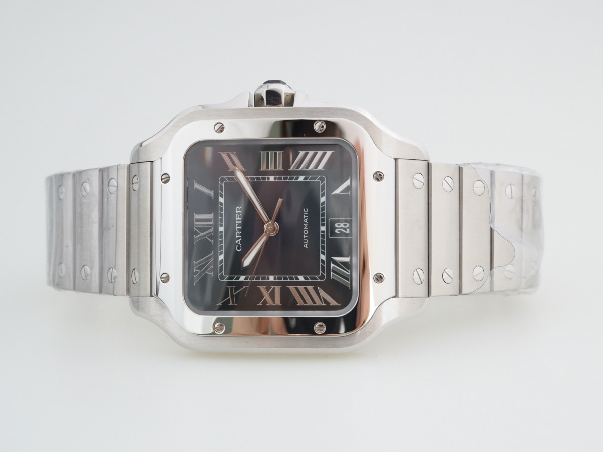 Швейцарские часы Cartier Santos De Cartier Blue