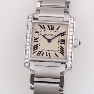 Швейцарський годинник Cartier Tank Diamonds Medium