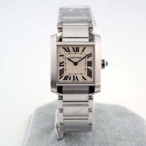 Швейцарський годинник Cartier Tank Francaise Silver Dial