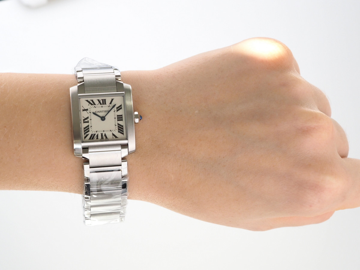 Швейцарские часы Cartier Tank Francaise Silver Dial