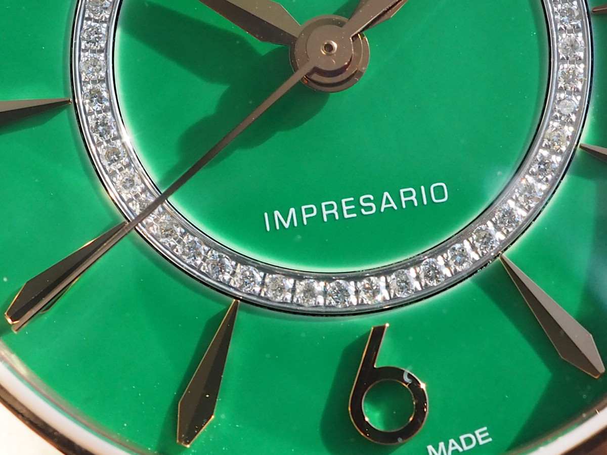 Швейцарские часы Concord Impresario Diamond Green MOP Dial