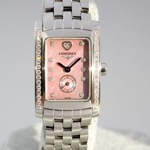 Швейцарський годинник Longines DolceVita Pink Mother of Pearl Diamond Dial
