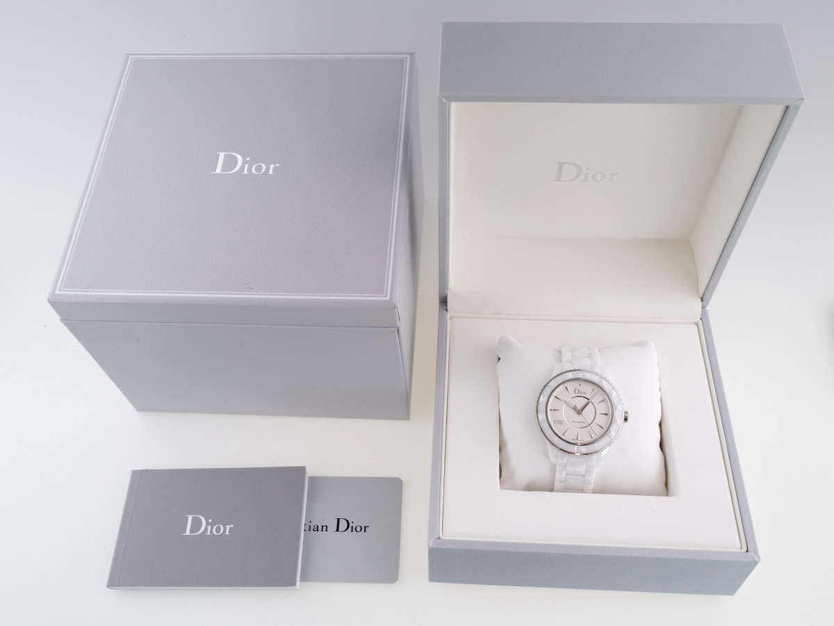 Швейцарские часы Dior VIII White Ceramic Automatic