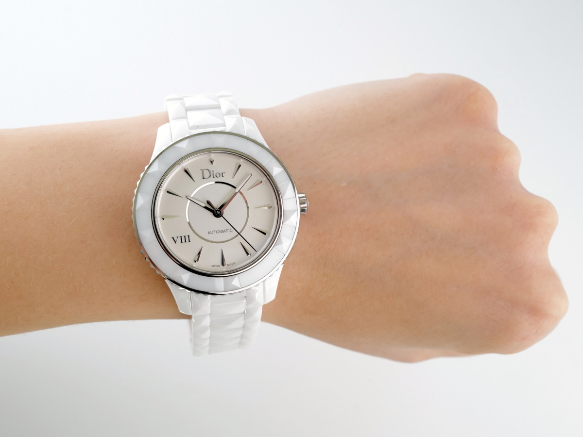 Швейцарские часы Dior VIII White Ceramic Automatic