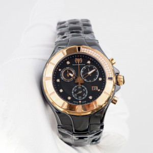 Швейцарские часы Technomarine Chronograph Cruise Black Diamonds