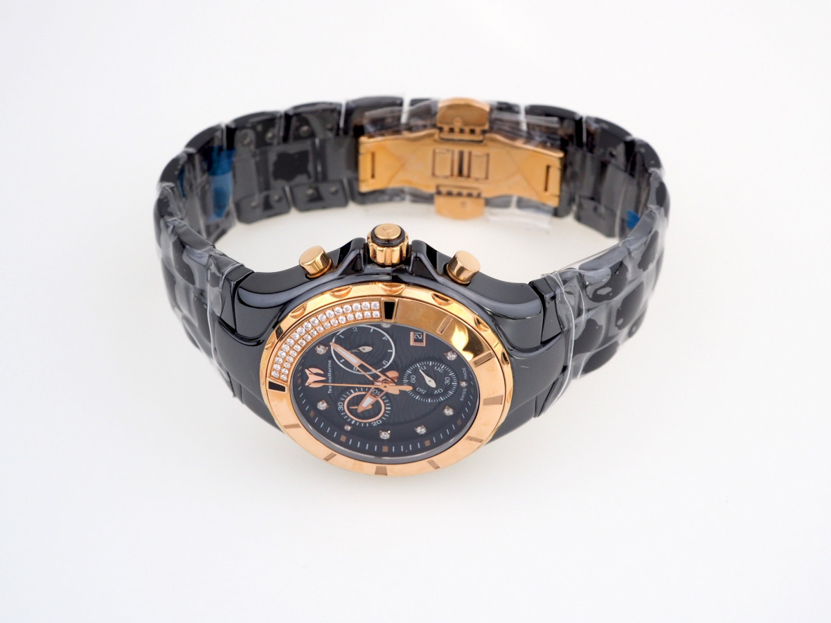 Швейцарские часы Technomarine Chronograph Cruise Black Diamonds