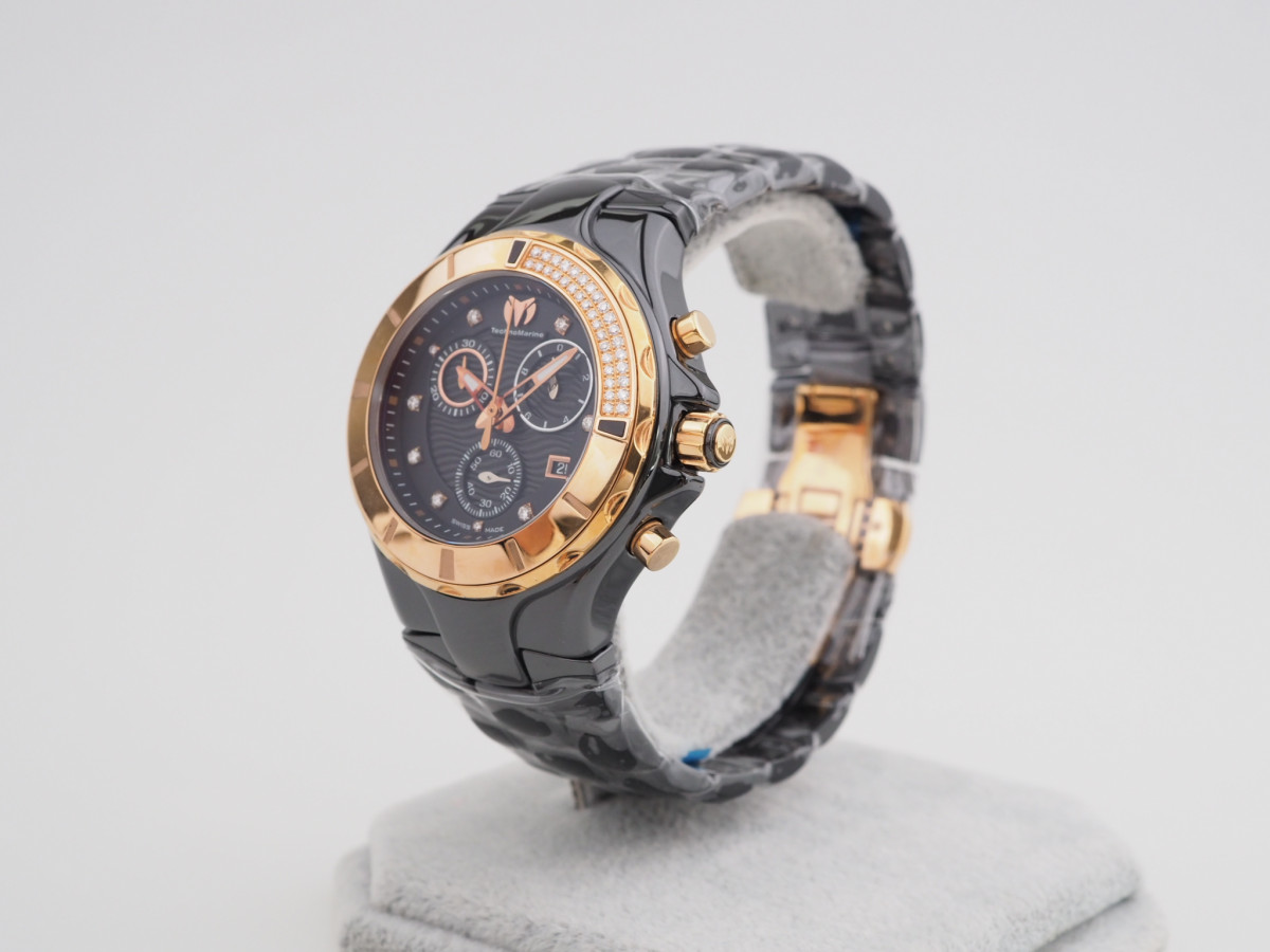 Швейцарские часы Technomarine Chronograph Cruise Black Diamonds