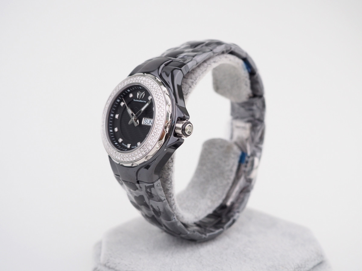 Швейцарские часы TechnoMarine Cruise Black Ceramic Diamonds