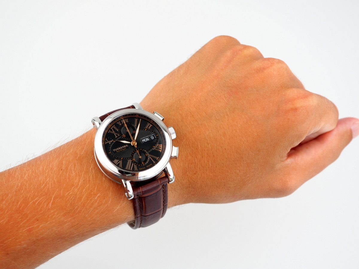 Швейцарський годинник Tourneau Gotham Classic Duograph
