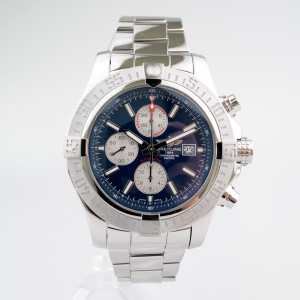 Швейцарський годинник Breitling Super Avenger II Chronograph Blue Dial 48