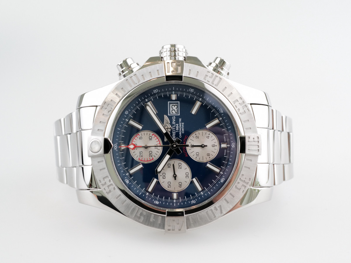 Swiss watch Breitling Super Avenger II Chronograph Blue Dial 48