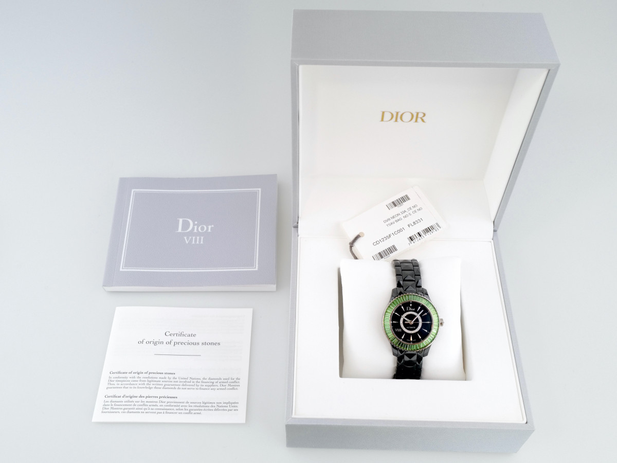 Швейцарские часы Dior VIII Automatic White Gold Ceramic Gemstones