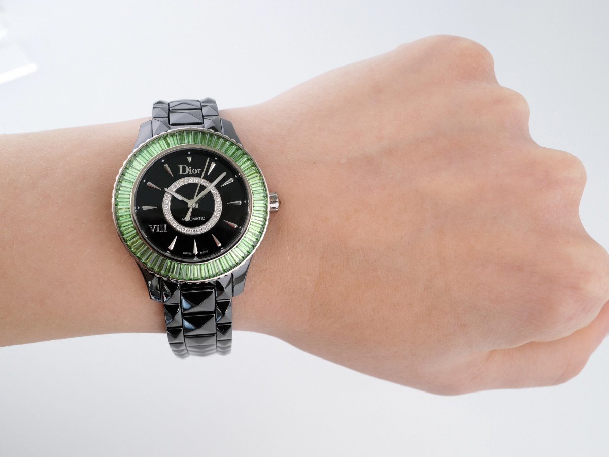 Швейцарские часы Dior VIII Automatic White Gold Ceramic Gemstones