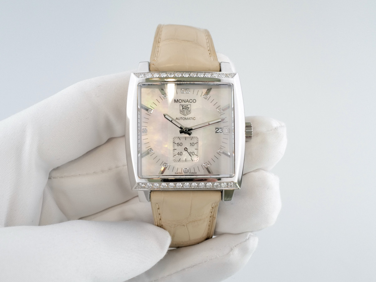 Швейцарський годинник TAG Heuer Monaco Diamonds