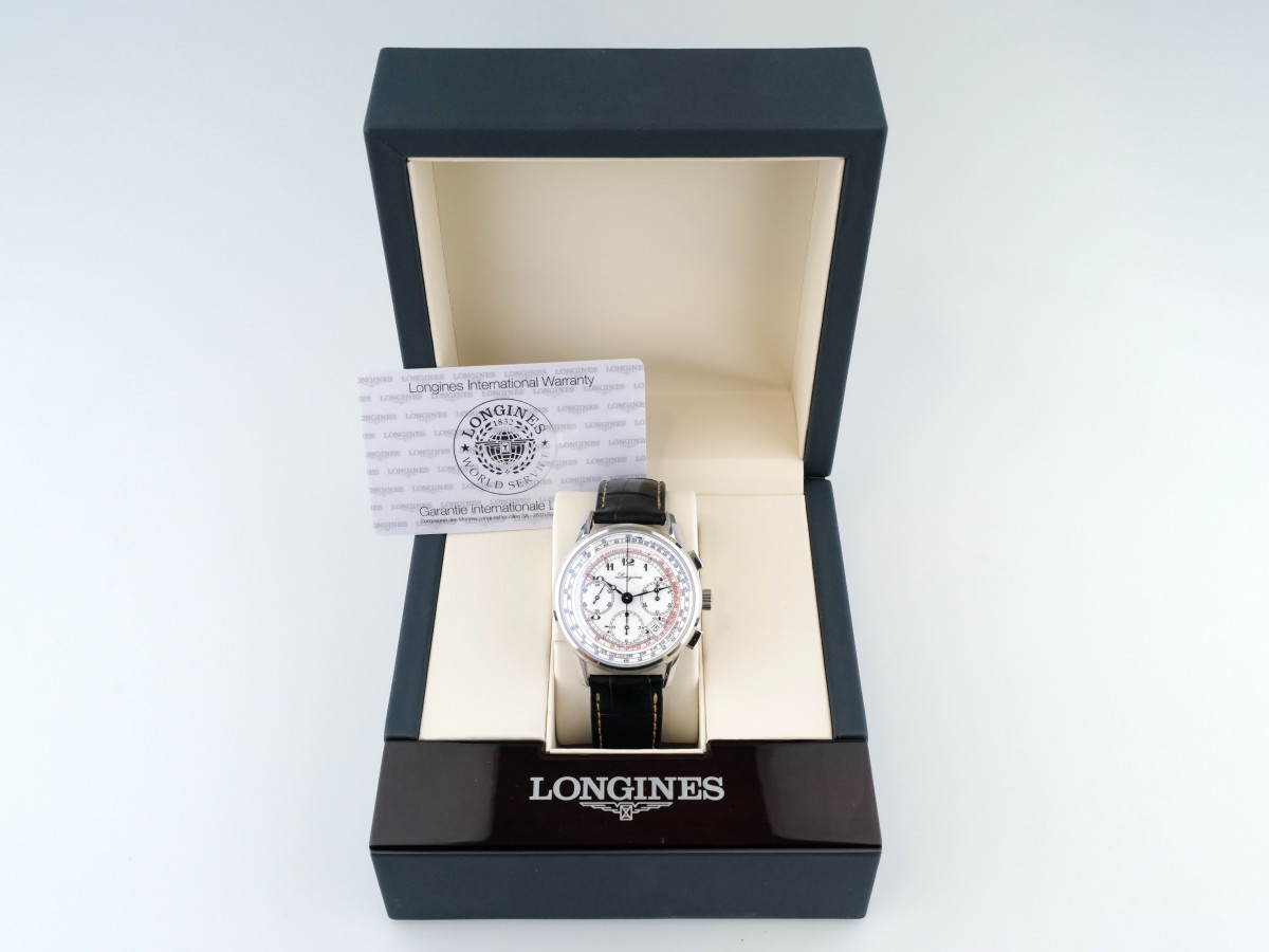 Швейцарские часы Longines Heritage Tachymeter Chronograph