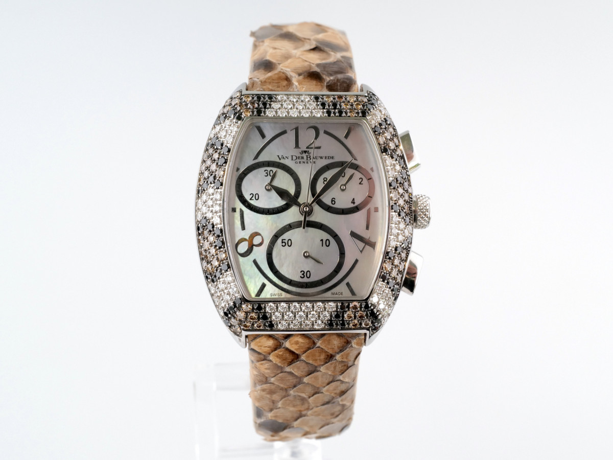 Швейцарський годинник Van Der Bauwede C65 Magnum XS Chrono Snake Diamonds