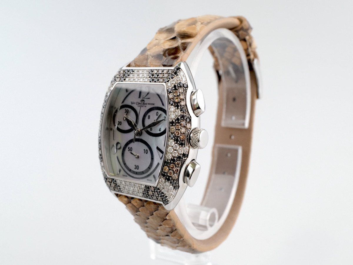 Швейцарський годинник Van Der Bauwede C65 Magnum XS Chrono Snake Diamonds