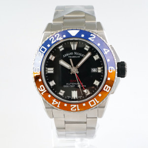 Швейцарские часы Armand Nicolet JS9 GMT Diver