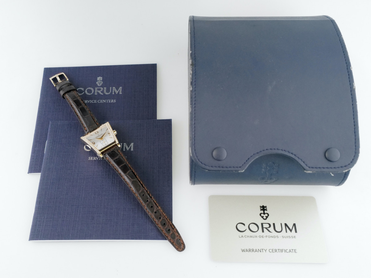 Swiss watch Corum Trapeze Gold Diamonds