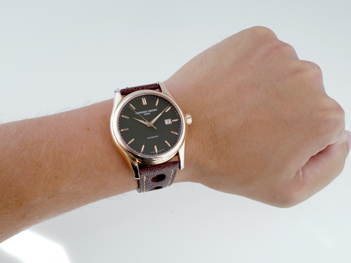 Швейцарський годинник Frederique Constant Clear Vision Brown Dial