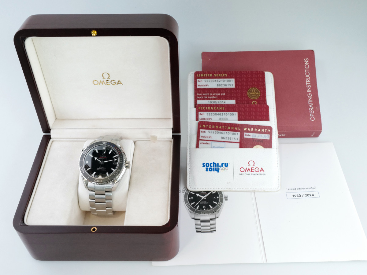 Swiss watch Omega Planet Ocean Olympic Sochi