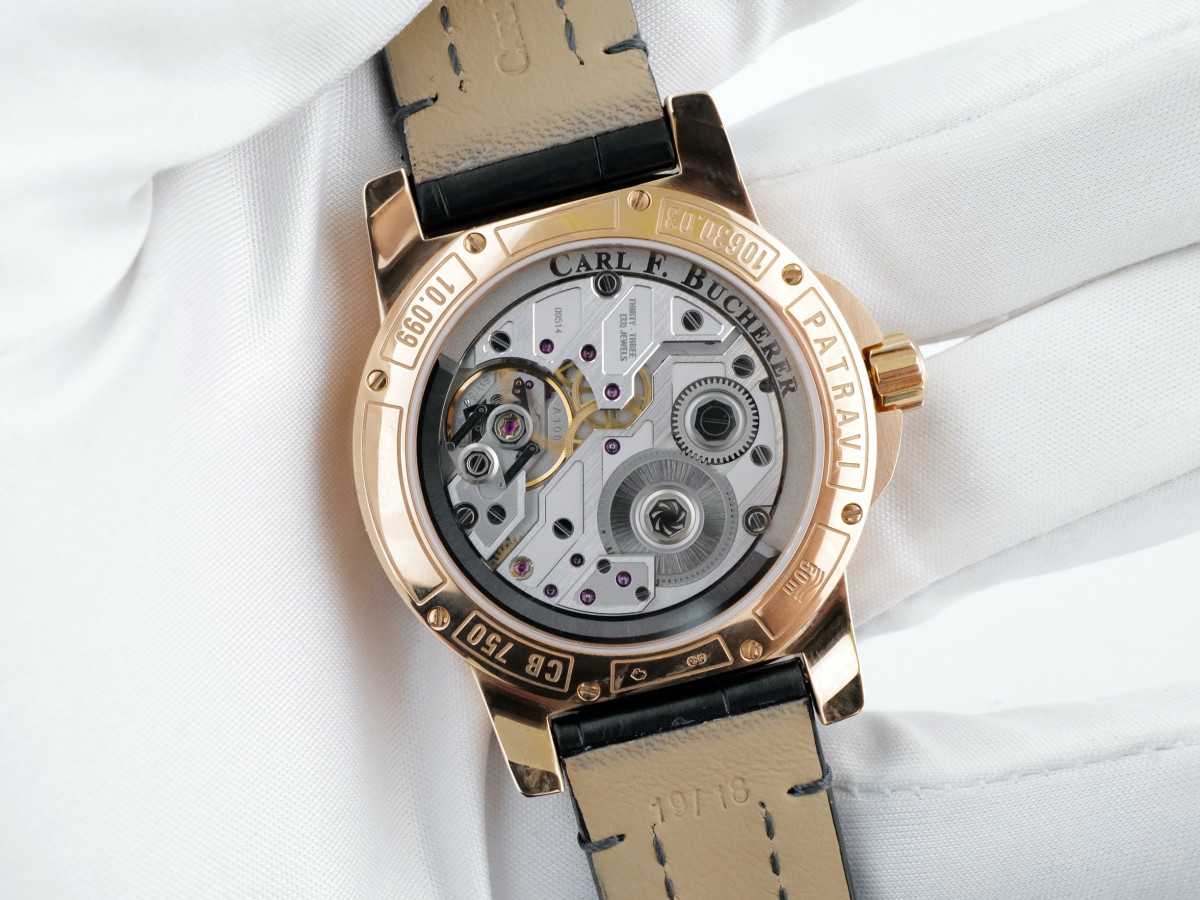 Швейцарський годинник Carl F.Bucherer Patravi Big Date 18K Rose Gold Automatic
