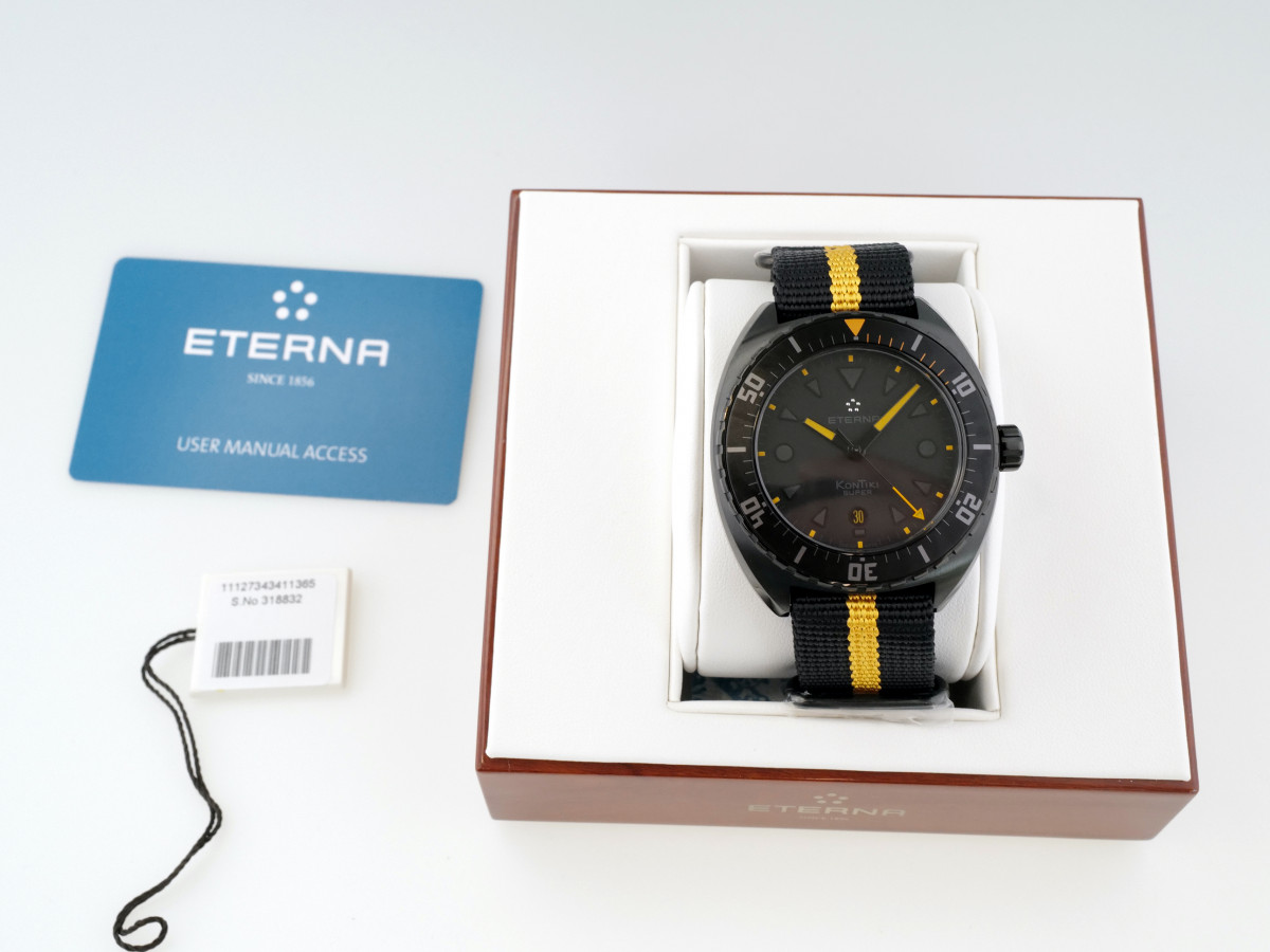 Швейцарський годинник Eterna Super Kontiki Black Limited Edition