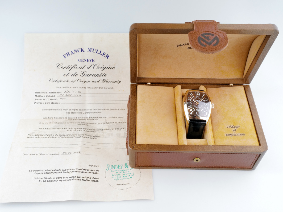 Швейцарские часы Franck Muller Cintree Curvex Chocolate XXL