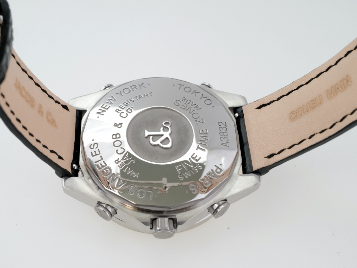 Швейцарские часы Jacob & Co. Five Time Zone 3.75 Ct Diamonds