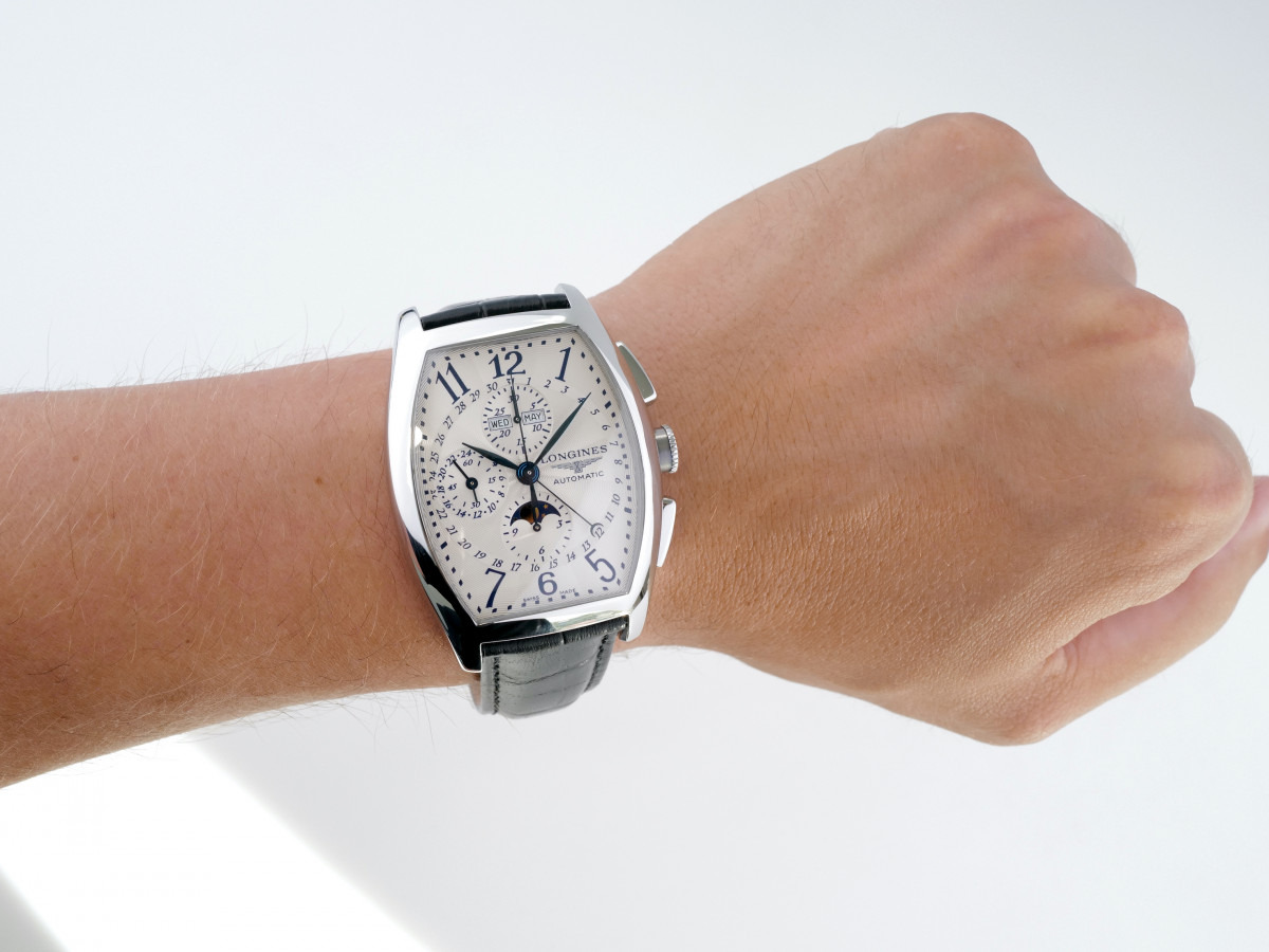 Швейцарские часы Longines Evidenza Chronograph Moonphase XL
