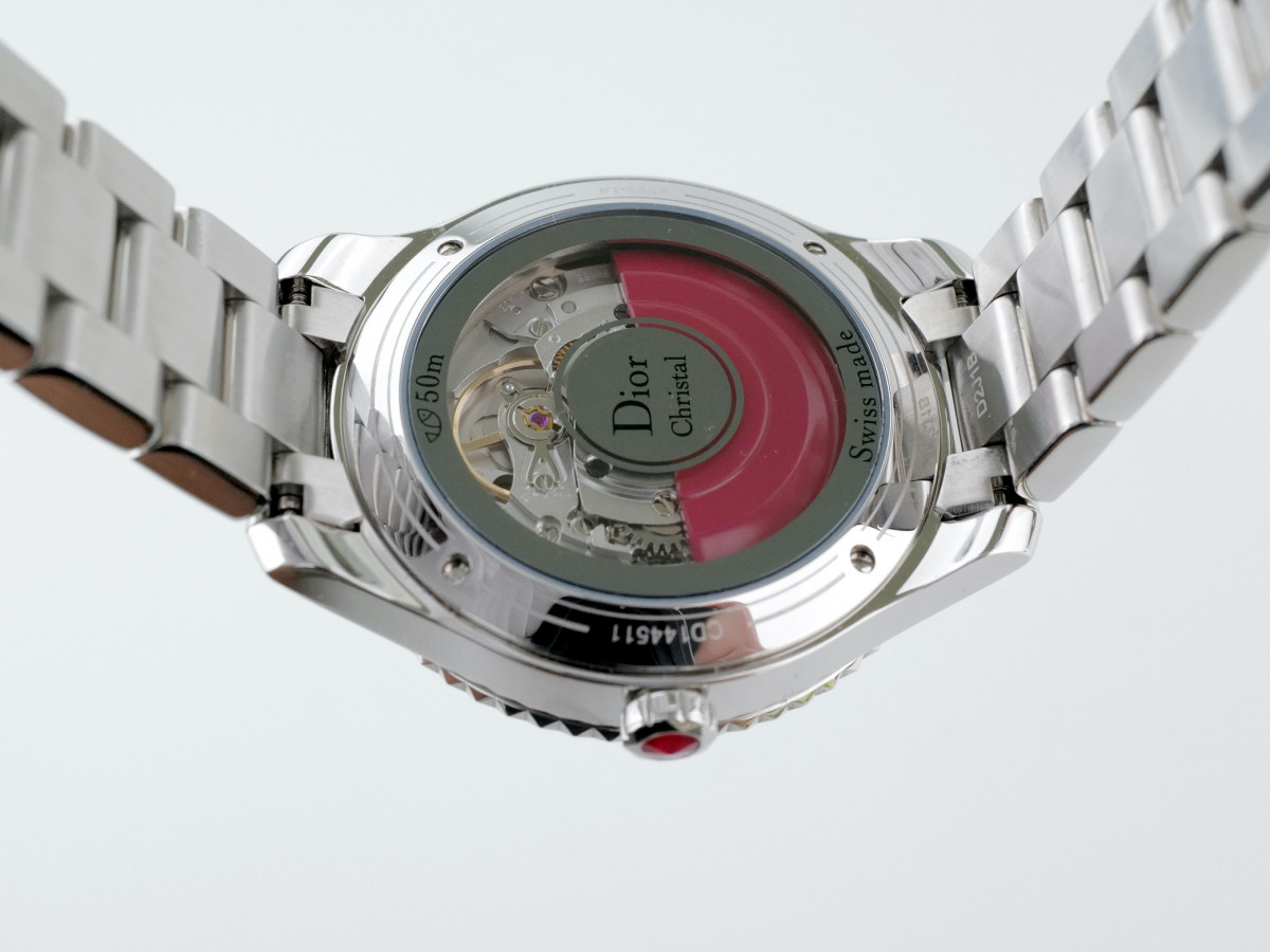 Швейцарские часы Dior Christal Automatic Diamonds Red Sapphire 38