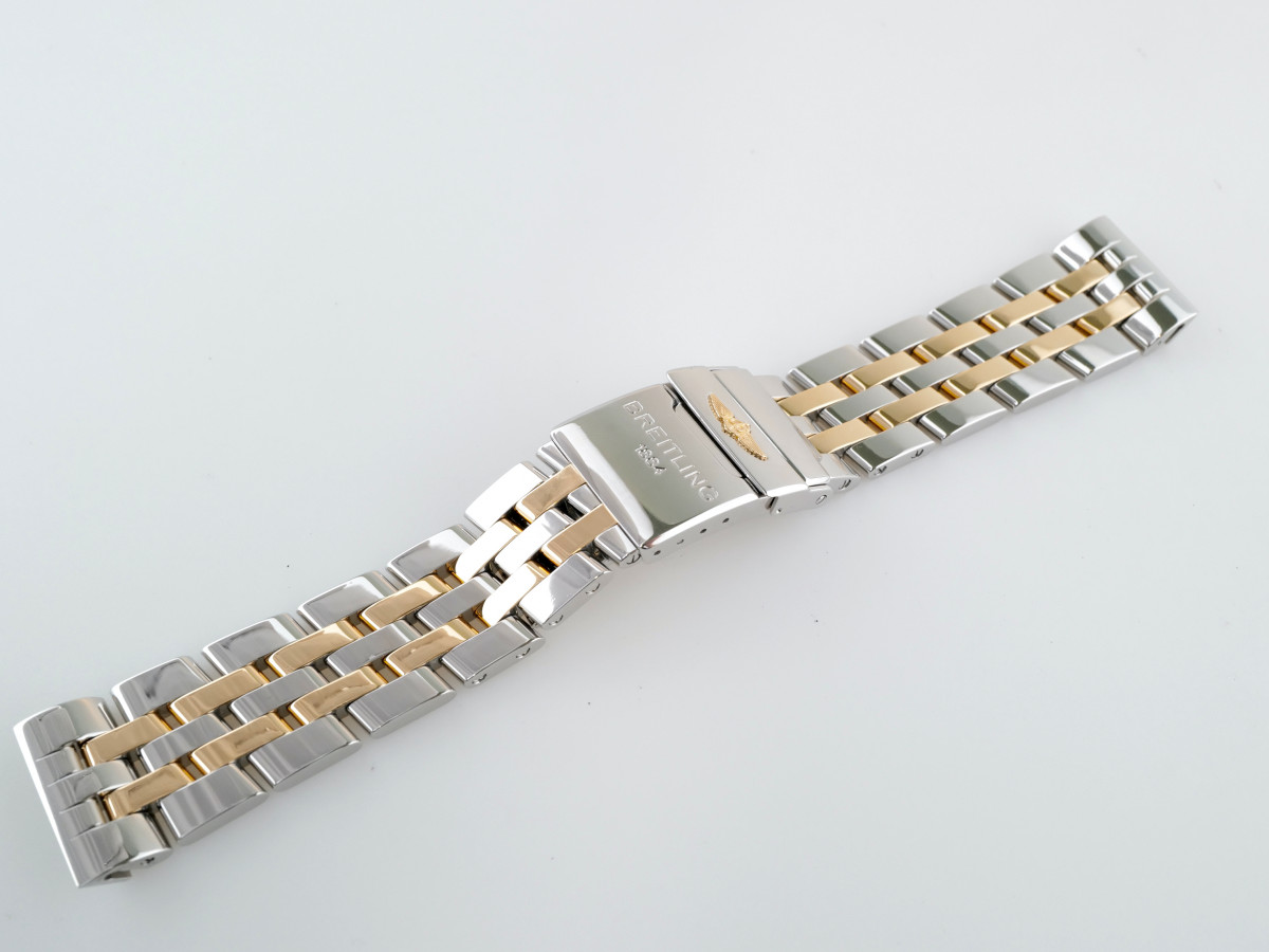 Швейцарський годинник Браслет на часы Breitling Chronomat Evolution 44 мм 