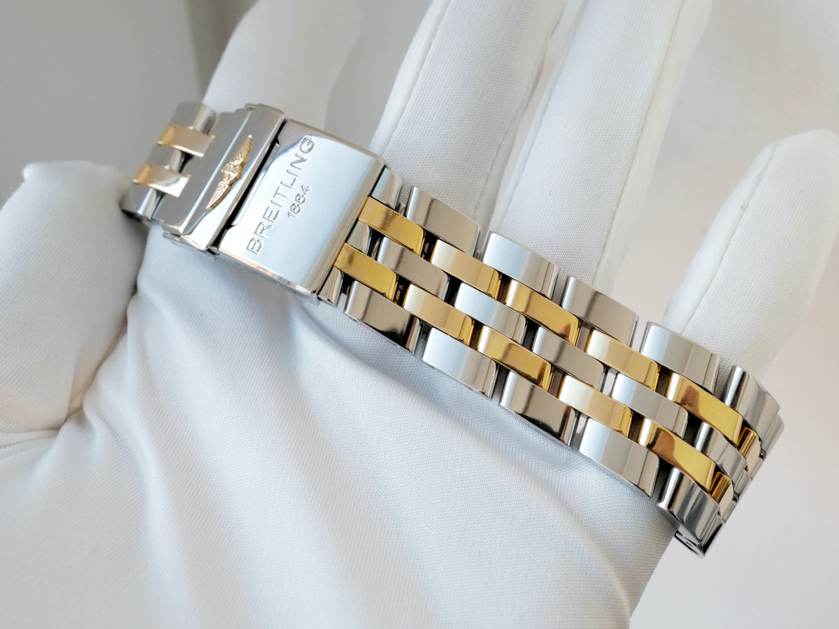 Швейцарський годинник Браслет на часы Breitling Chronomat Evolution 44 мм 