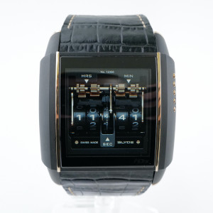 Швейцарские часы HD3 Slyde Full Black & Rose Gold