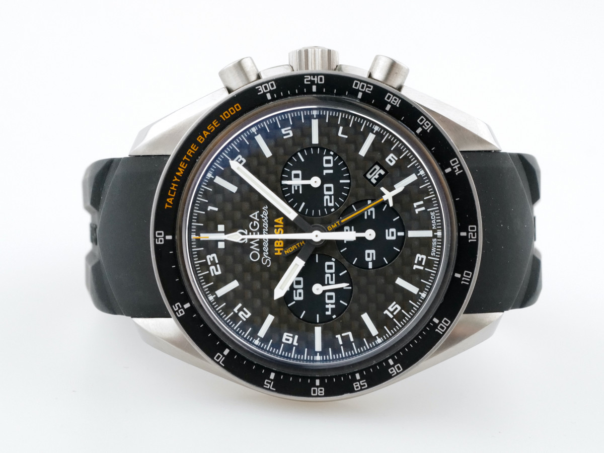 Швейцарские часы Omega Speedmaster HB-SIA Co-Axial GMT Chronograph