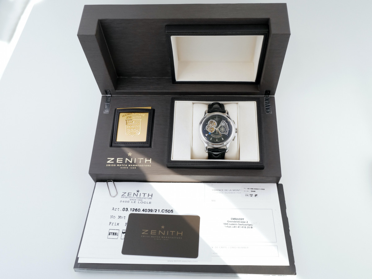 Швейцарские часы Zenith Chronomaster XXT Open Grande