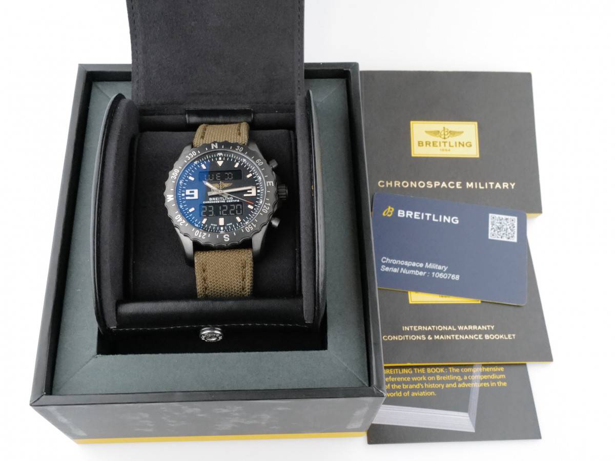 Swiss watch Breitling Chronospace Military