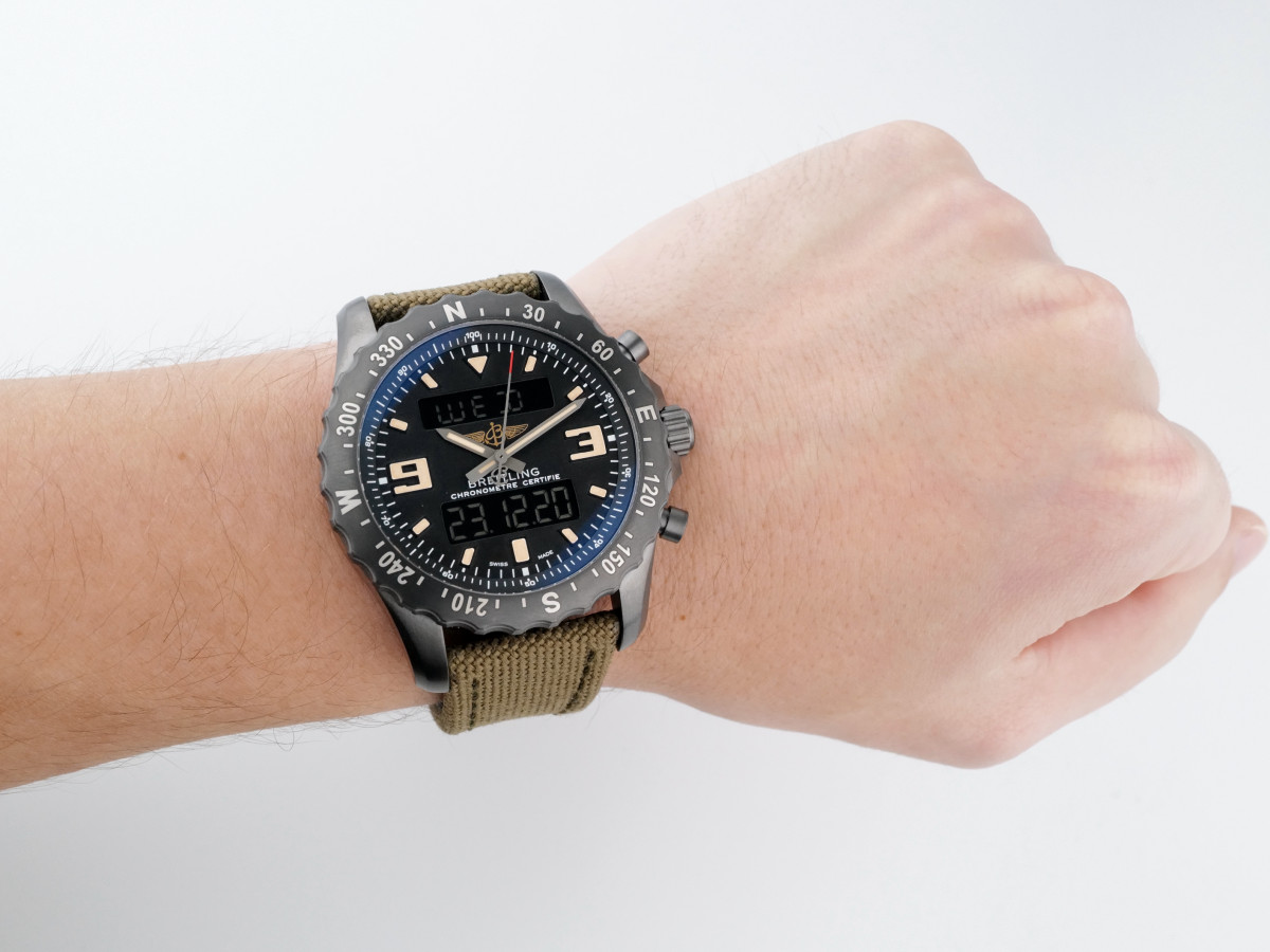 Swiss watch Breitling Chronospace Military