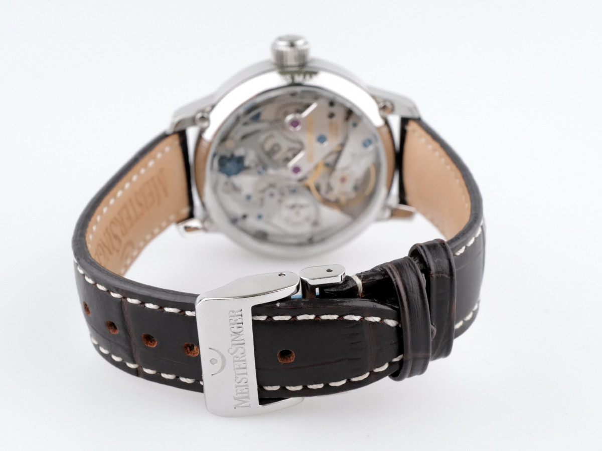 Швейцарские часы MeisterSinger Paleograph Blue Chronograph