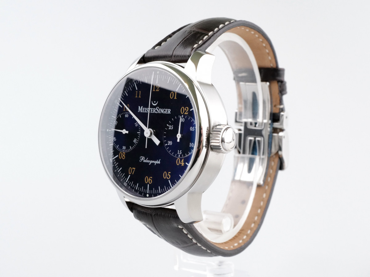 Швейцарские часы MeisterSinger Paleograph Blue Chronograph
