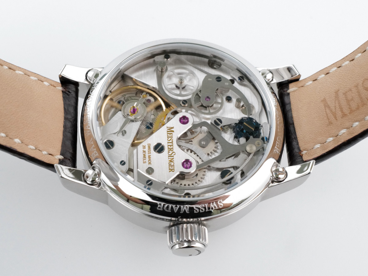 Швейцарские часы MeisterSinger Paleograph Blue Chronograph